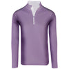 Levelwear Men's Purple Heart/White Orion Quarter Zip