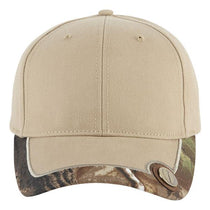 Paramount Apparel Khaki/Realtree Xtra Green Brushed Cotton Twill Cap