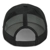 Paramount Apparel Black Foam Front Mesh Back Rope Cap