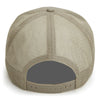 Paramount Apparel Khaki/Black Foam Front Mesh Back Rope Cap