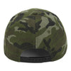 Paramount Apparel Green Woodland Generic Camo Flat Bill