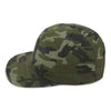 Paramount Apparel Green Woodland Generic Camo Flat Bill