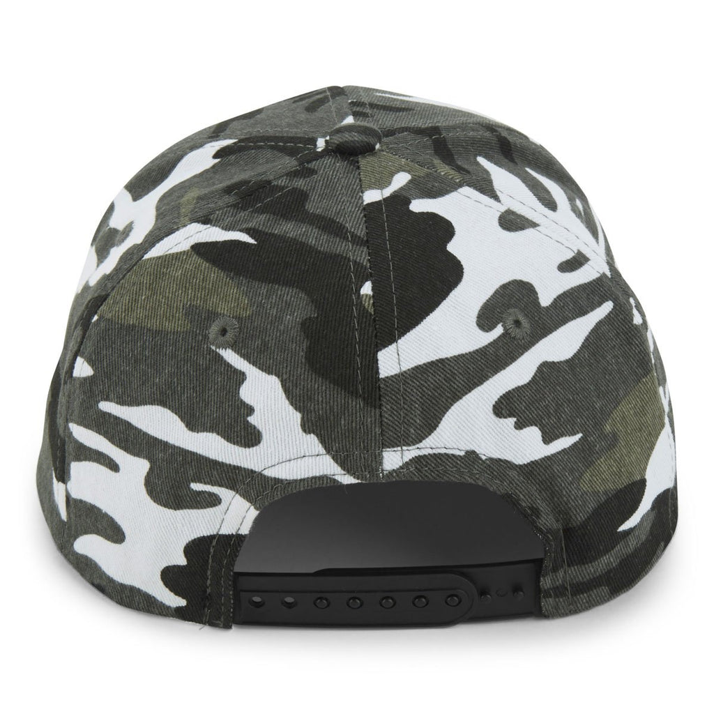 Paramount Apparel Grey Woodland Generic Camo Flat Bill