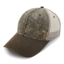 Paramount Apparel Realtree Xtra/Burnt Orange Camo Waxcloth Mesh Cap