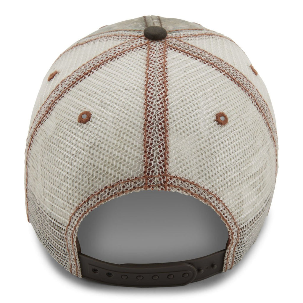 Paramount Apparel Realtree Xtra/Burnt Orange Camo Waxcloth Mesh Cap