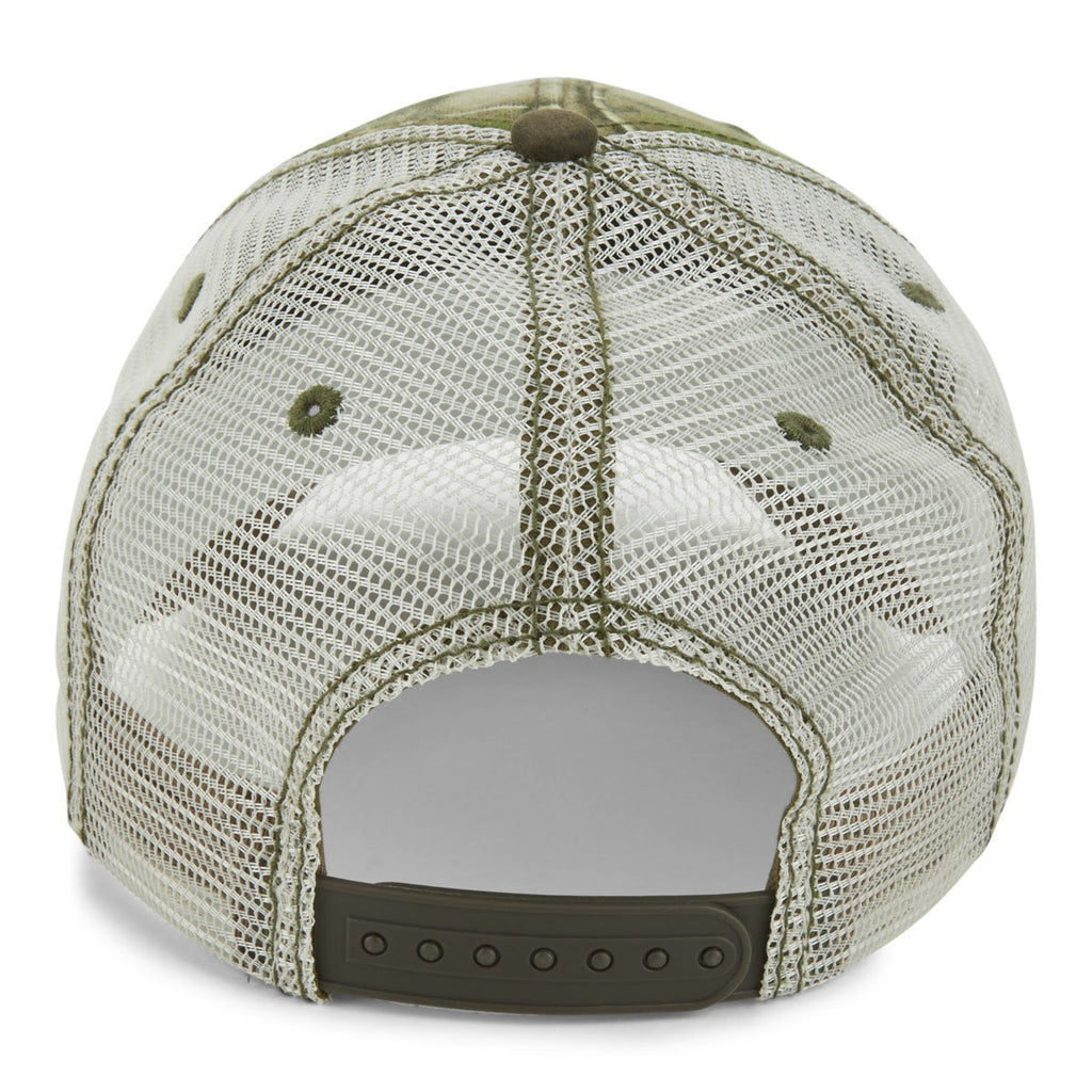 Paramount Apparel True Timber Green/Olive Camo Waxcloth Mesh Cap
