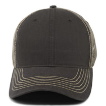 Paramount Apparel Charcoal/Realtree Edge Washed Cotton and Camo Cap