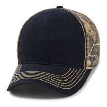 Paramount Apparel Navy/Realtree Edge Washed Cotton and Camo Cap