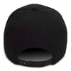 Paramount Apparel Black Five Panel Foam Backed Canvas Cap