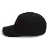 Paramount Apparel Black Five Panel Foam Backed Canvas Cap