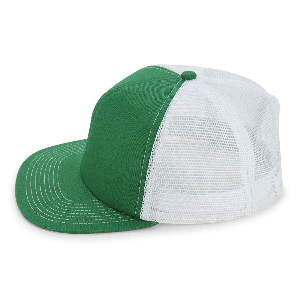 Paramount Apparel Kelly/White Old School Trucker Cap