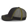 Paramount Apparel Black/Neon Yellow Performance Mesh Back Cap