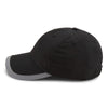 Paramount Apparel Black/Silver Performance Contrasting Visor