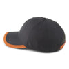 Paramount Apparel Charcoal/Orange Performance Contrasting Visor