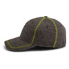 Paramount Apparel Heather Grey/Neon Yellow Heathered Performance Cap