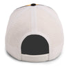Paramount Apparel Ath Gold/Black/White Piped Fine Mesh Cap