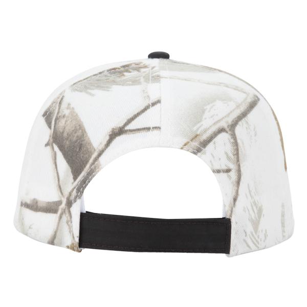 Paramount Apparel Realtree Ap Snow HD/Black Wax Cloth Camo Cap
