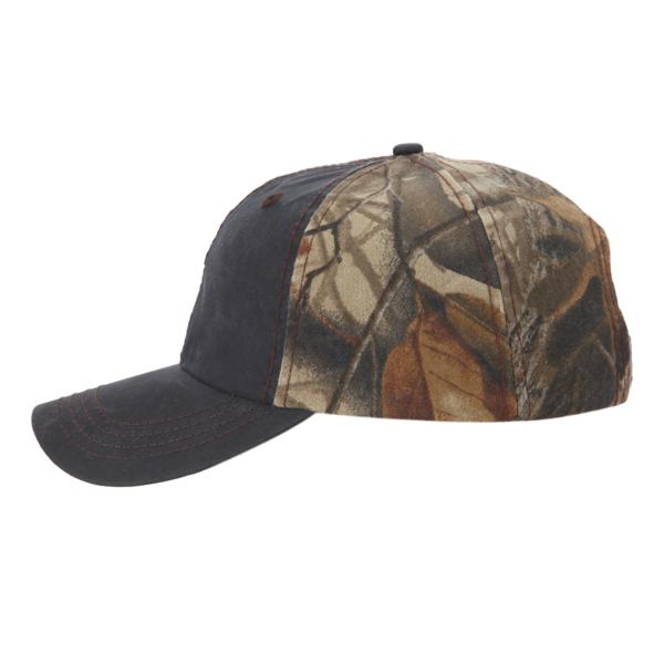 Paramount Apparel Realtree Hardwoods HD/Black Wax Cloth Camo Cap