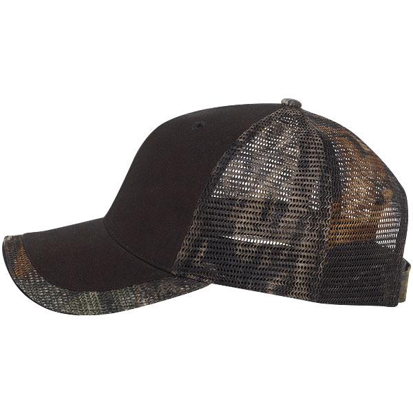 Paramount Apparel Black/Realtree Xtra Brown Camo Mesh Cap