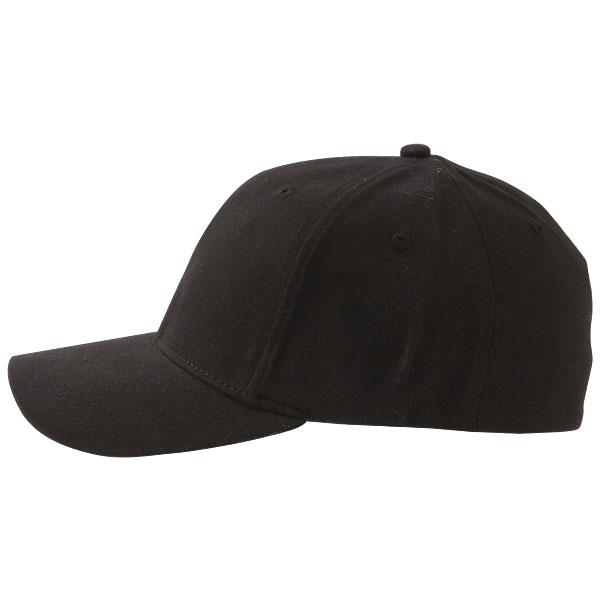 Paramount Apparel Black Spandex Twill Cap