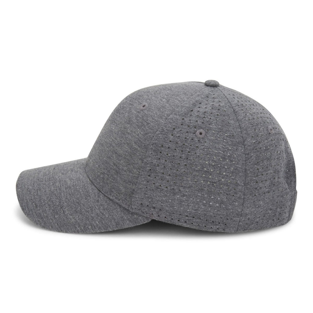 Paramount Apparel Charcoal Heather Perforated Jersey Cap