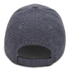 Paramount Apparel Navy Heather Perforated Jersey Cap