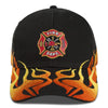Paramount Apparel Black Extreme Flames Cap
