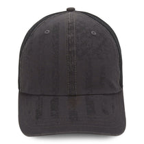 Paramount Apparel Charcoal/Black Patriotic Mesh Back Cap