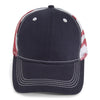 Paramount Apparel Navy Patriotic Flag Design Cap