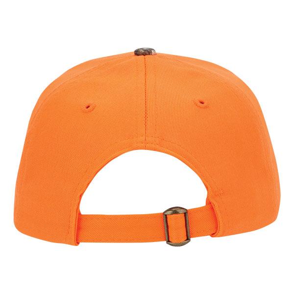 Paramount Apparel Flame/Realtree Xtra Brown Flame Orange and Camo Cap