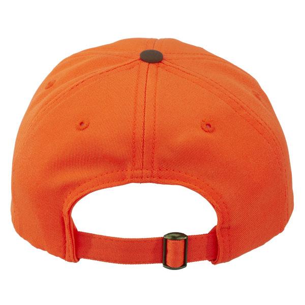 Paramount Apparel Flame/Brown Flame Orange and Waxcloth Cap