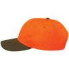Paramount Apparel Flame/Brown Flame Orange and Waxcloth Cap
