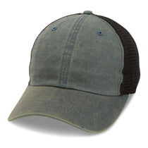 Paramount Apparel Denim/Black Pigment Washed Soft Mesh Cap