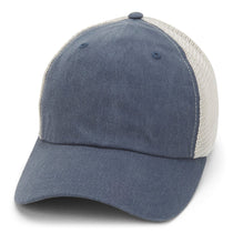 Paramount Apparel Denim/Stone Pigment Washed Soft Mesh Cap