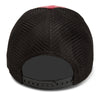 Paramount Apparel Red/Black Pigment Washed Soft Mesh Cap