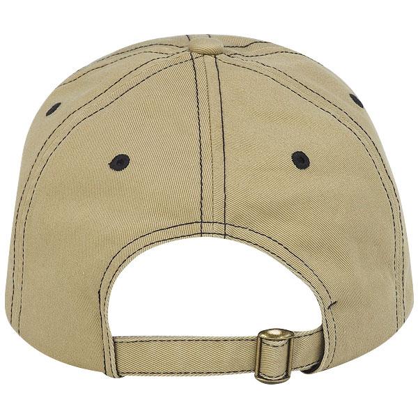 Paramount Apparel Tan Contrast Stitching Garment Washed Cap