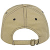 Paramount Apparel Tan Contrast Stitching Garment Washed Cap