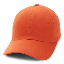 Paramount Apparel Orange Garment Washed Cap