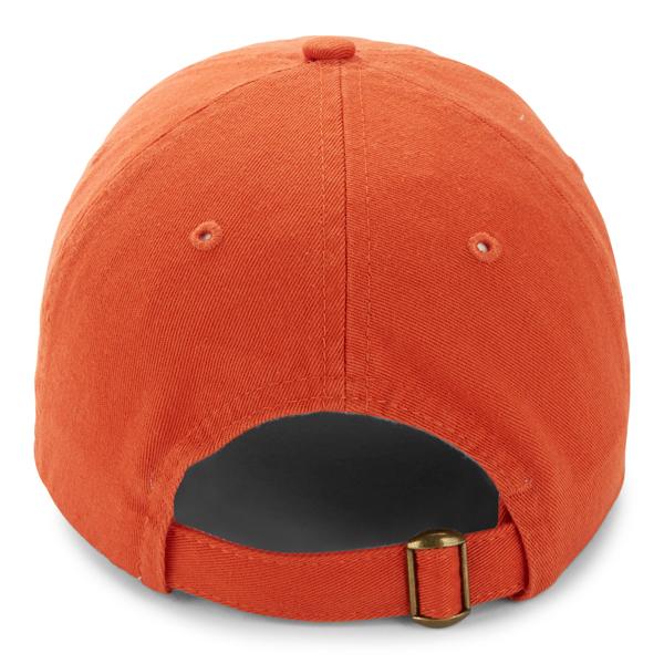 Paramount Apparel Orange Garment Washed Cap