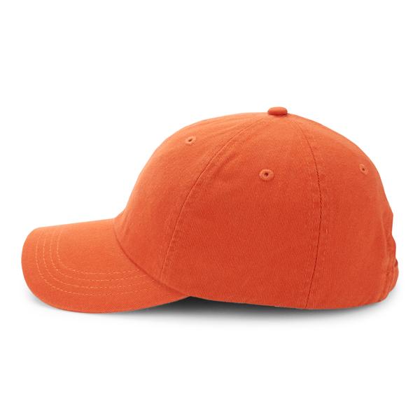 Paramount Apparel Orange Garment Washed Cap