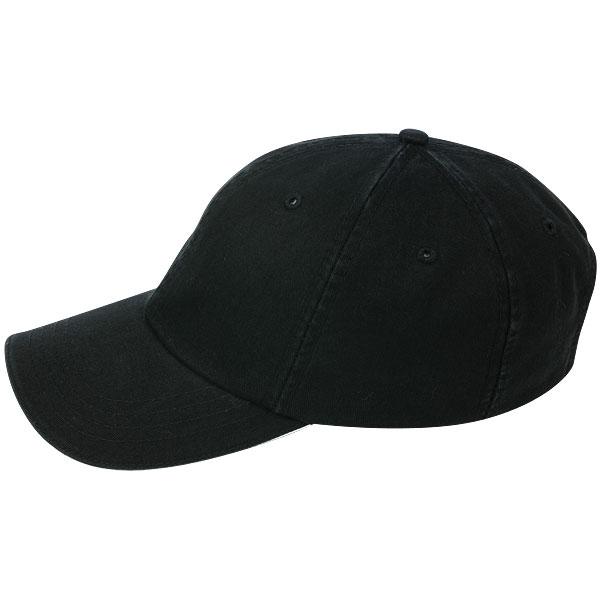 Paramount Apparel Black/White Contrasting Sandwich Visor Garment Washed Cap