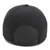 Paramount Apparel Black Canvas Flat Bill Cap