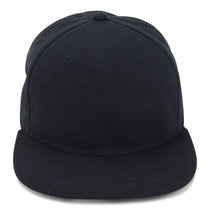 Paramount Apparel Navy Canvas Flat Bill Cap