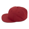 Paramount Apparel Red Canvas Flat Bill Cap