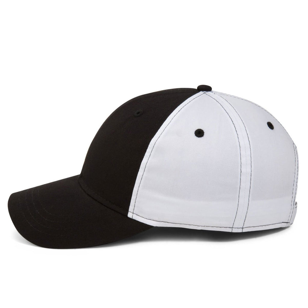 Paramount Apparel Black/White Premium Lightweight Two-Tone Cap