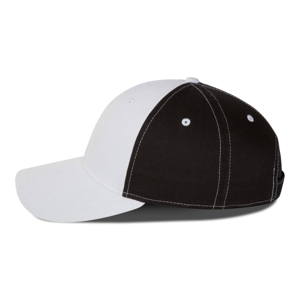 Paramount Apparel White/Black Premium Lightweight Two-Tone Cap