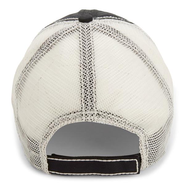 Paramount Apparel Black/Ivory Heavy Washed Cap