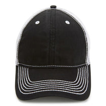 Paramount Apparel Black/White Heavy Washed Cap