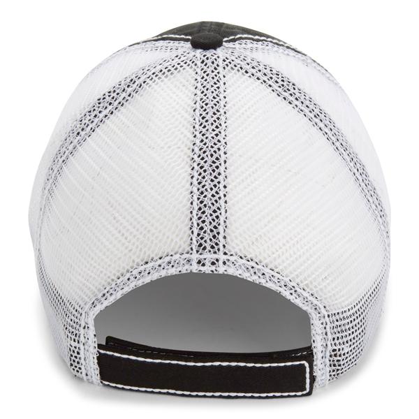 Paramount Apparel Black/White Heavy Washed Cap