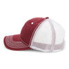 Paramount Apparel Maroon/White Heavy Washed Cap